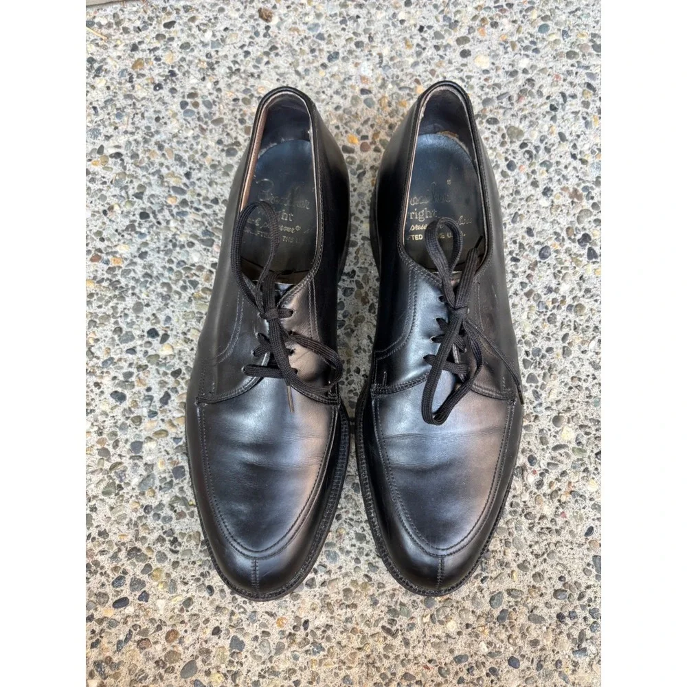 ET Wright Breather Arch Preserver Mens Black Leather Split Toe Derby Shoes 10 E